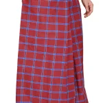 Gowri Tex Elastic Premium Cotton Lungi With Dual Packet