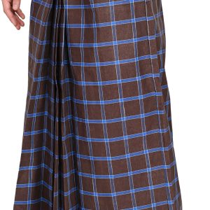Gowri Tex Elastic Premium Cotton Lungi With Dual Packet