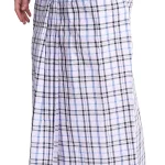 Gowri Tex Elastic Premium Cotton Lungi With Dual Packet