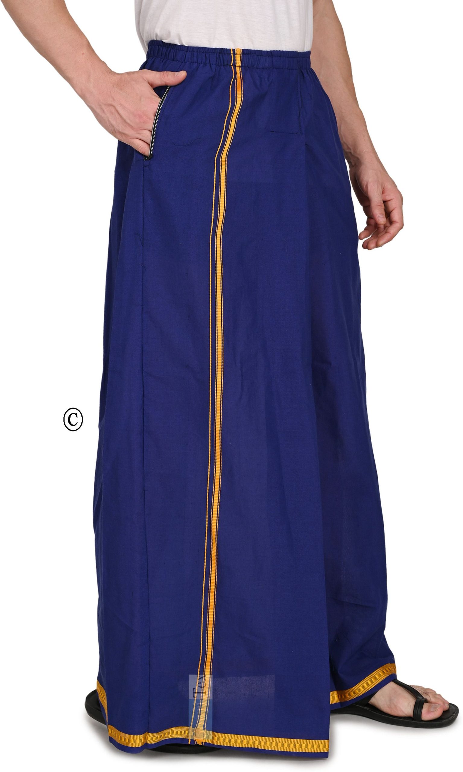 free-elastic-lungi-pentex-inkblue-gold-border-1-gowri-tex-original-imahbzzggh2pak4p