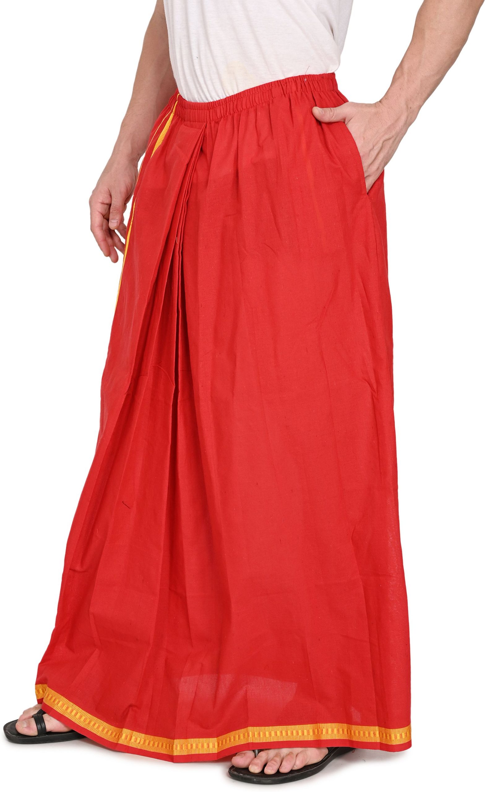 free-elastic-lungi-pentex-red-gold-border-1-gowri-tex-original-imahbzwrnck62du8