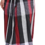 Gowri Tex Elastic Premium Cotton Lungi With Dual Packet