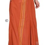 Gowri Tex Elastic Premium Cotton Dhoti With Dual Packet
